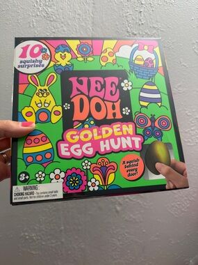 NeeDoh Golden Egg Hunt Squishy Toy - Bright Multi Color!

SUPER HARD TO FIND!!!